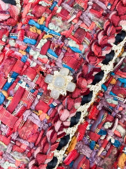 Chanel 21A red multicolor jacket