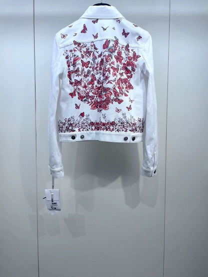Dior 24 white denim jacket