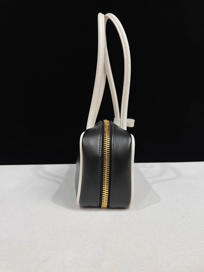 Miu Miu black and white shoulder bag medium size