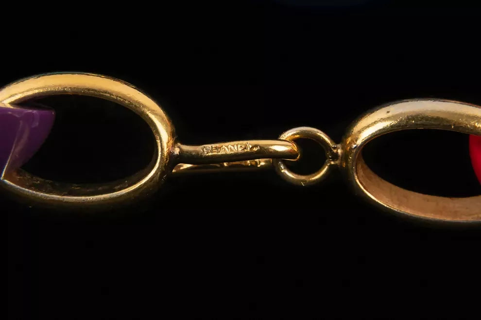 Chanel Multicolor Resin “Bonbons” Necklace