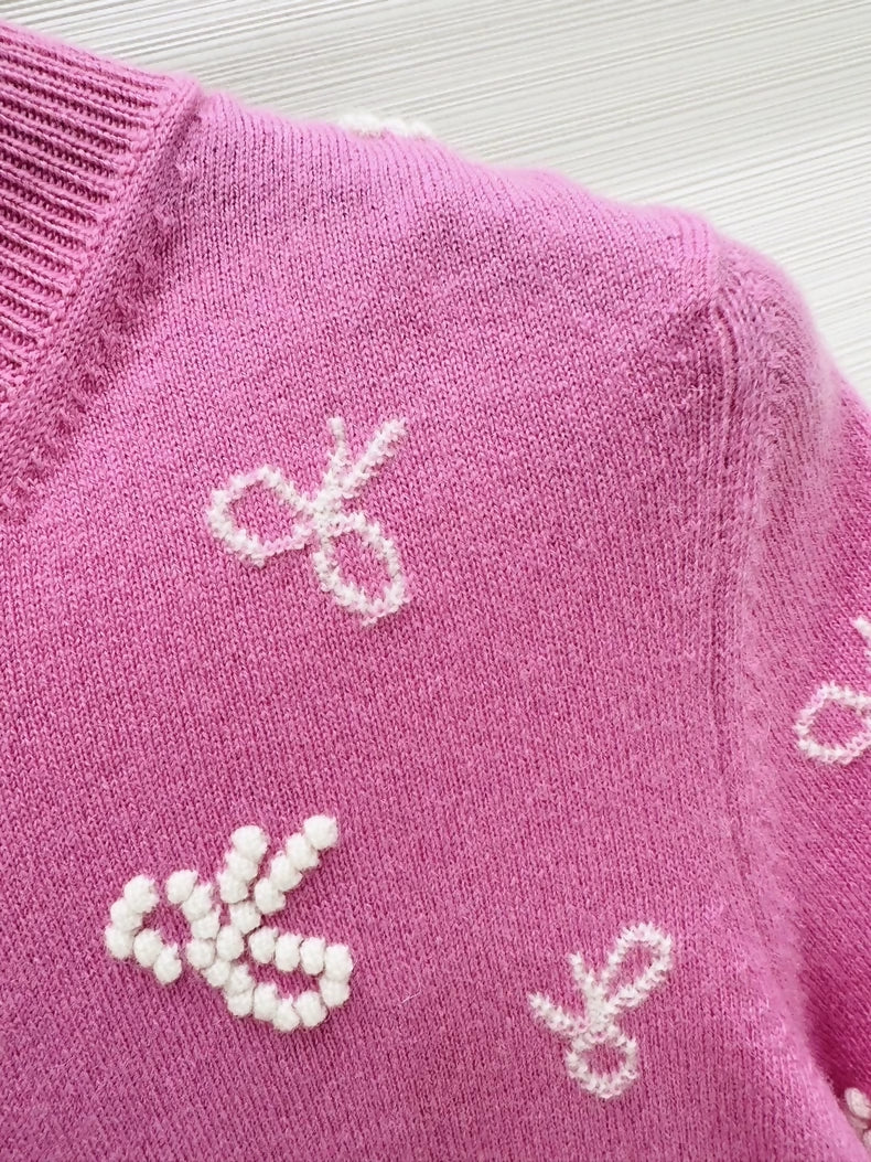 Chanel 24P Pink knit dress