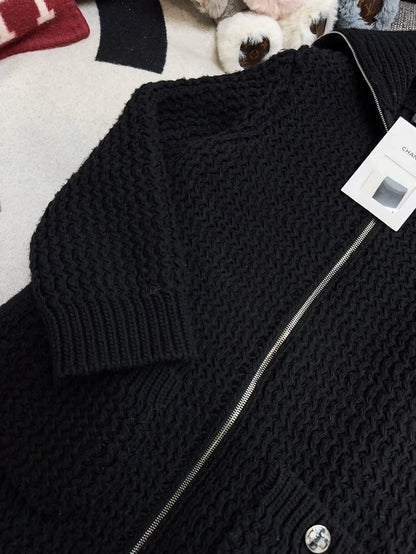 Chanel 22A black coat