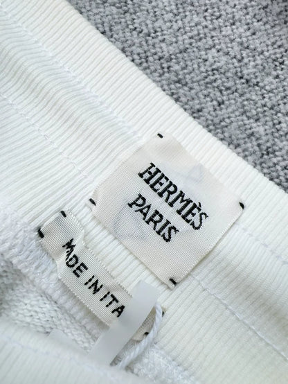 Hermès Brown & White skirt
