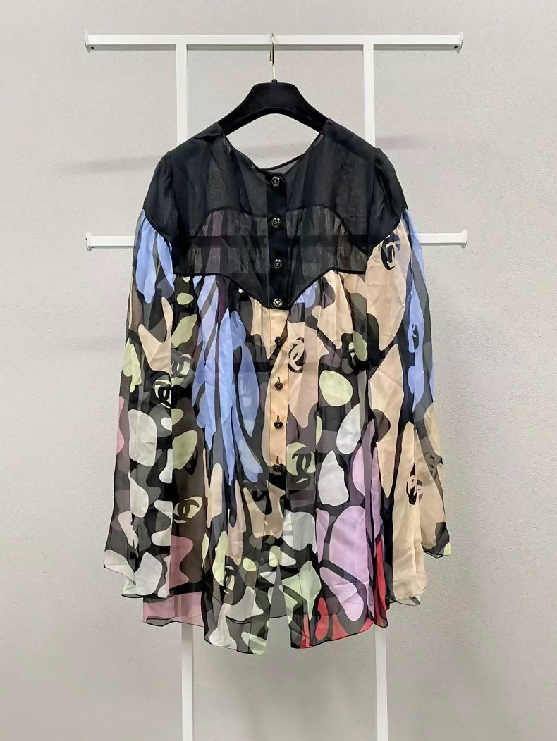 Chanel 22S silk colored top