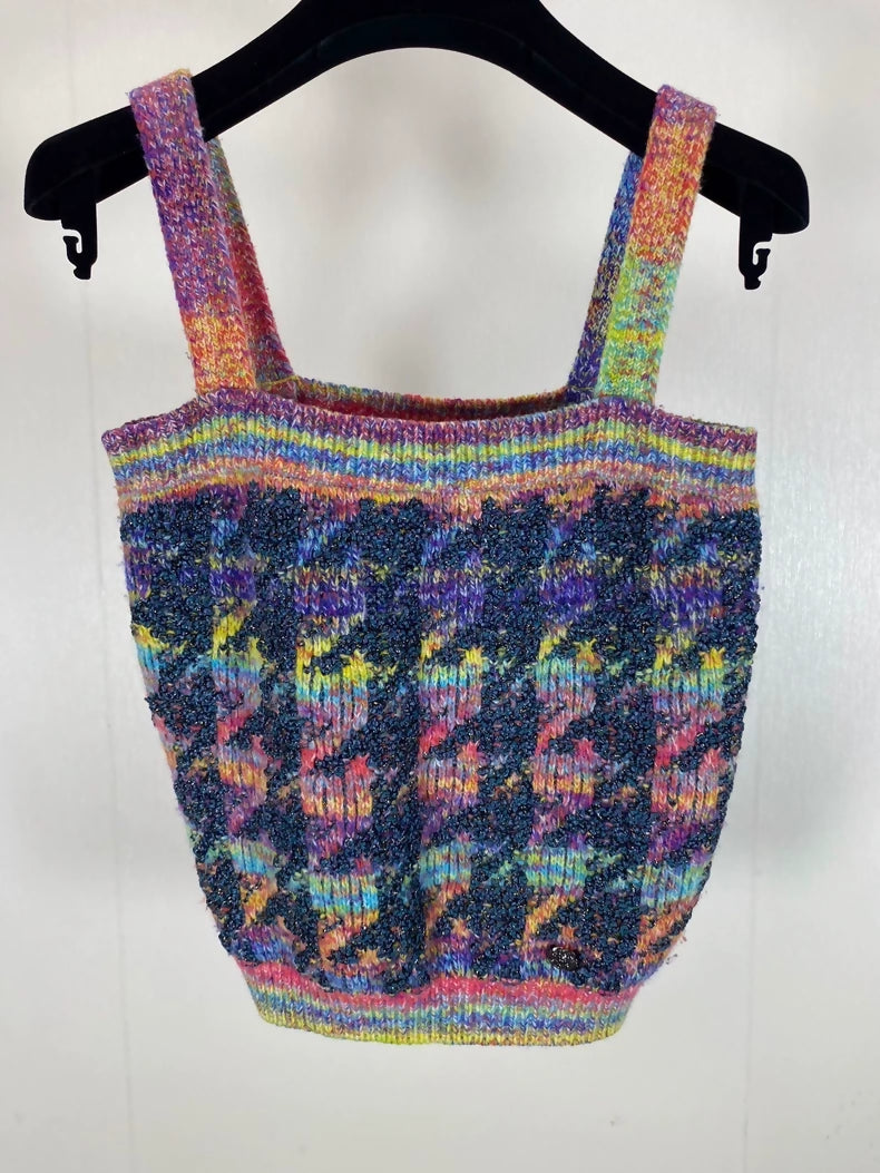 Chanel 20A Colorful Cashmere Knit Camisole