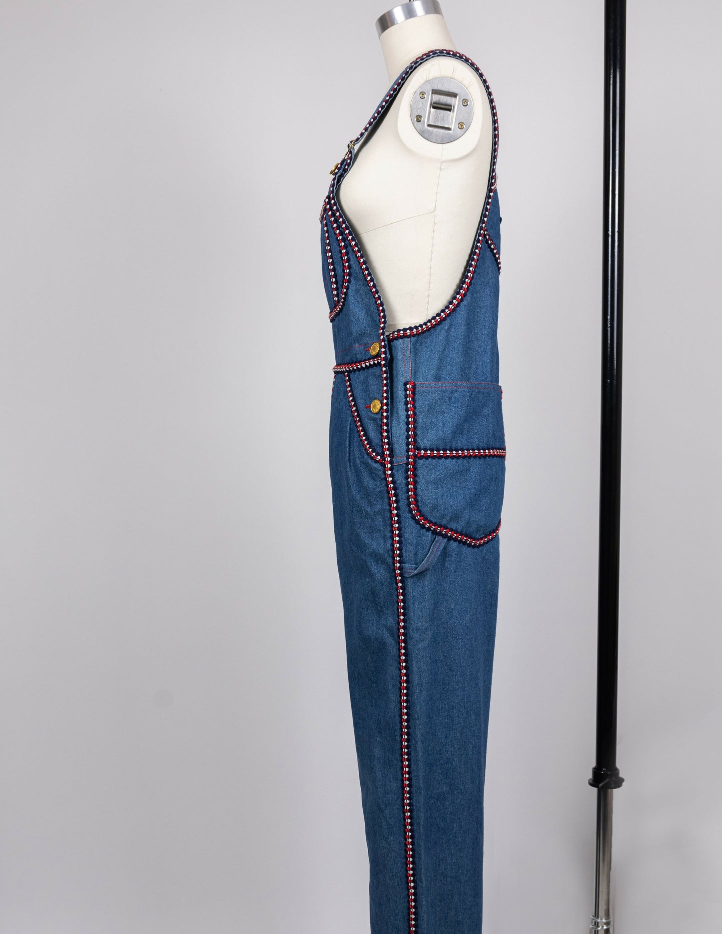 Chanel 1993 Fall/Winter Vintage Braided Logo Overalls