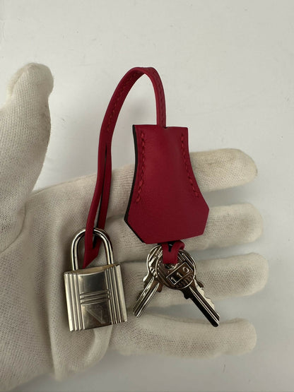 Hermès Limited Edition Picnic Birkin 25 Rose Framboise Osier Wicker & Swift Leather with Palladium Hardware
