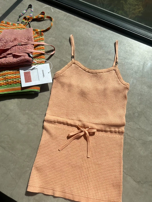Chanel 24A Orange Bow Camisole