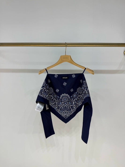MiuMiu 25 spring and summer off-shoulder top