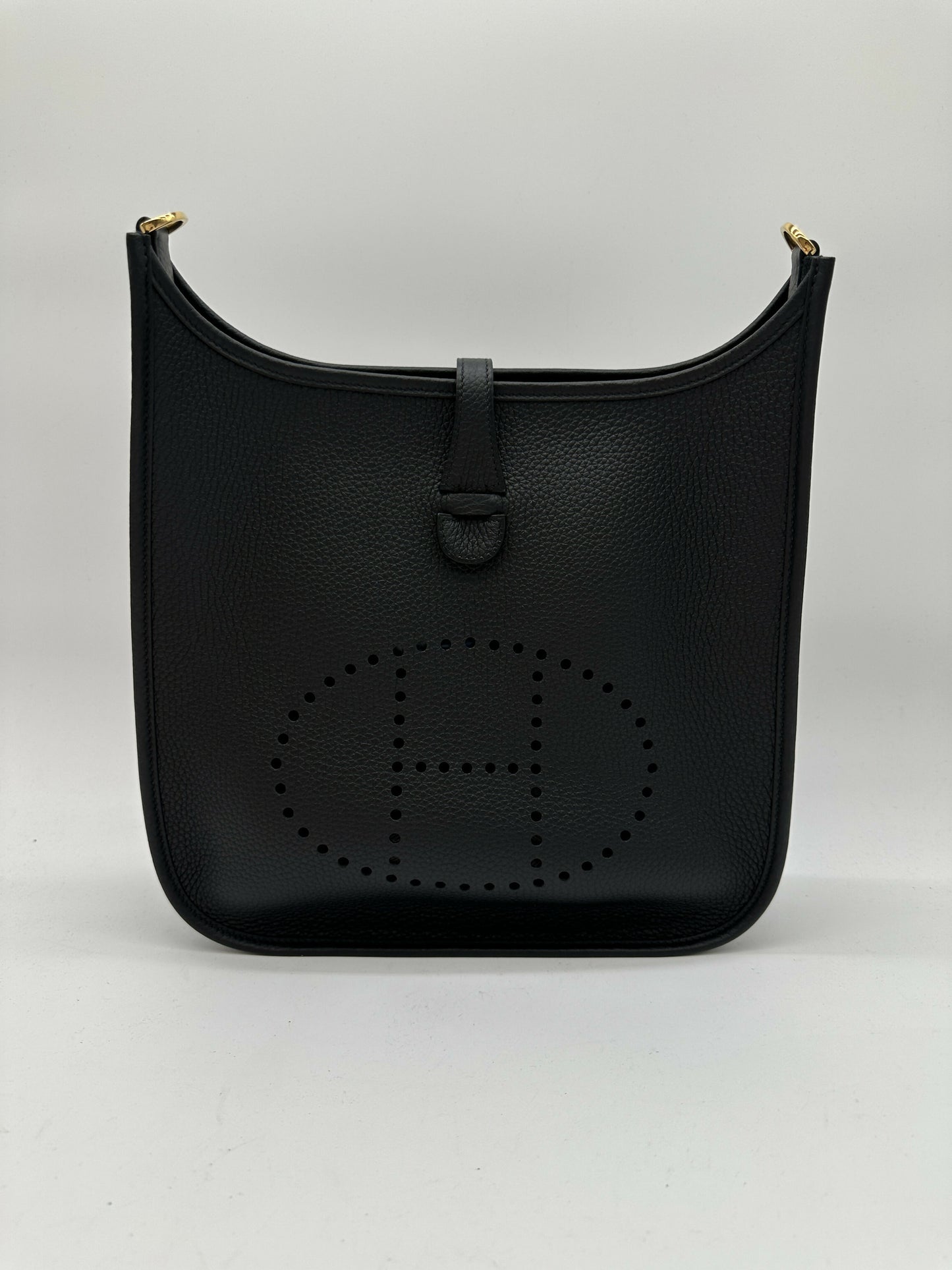 Hermès Evelyne III 29 Black GHW Stamp K