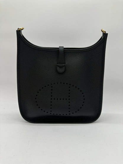 Hermès Evelyne III 29 Black GHW Stamp K