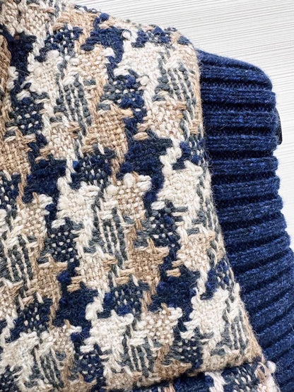 Chanel 24N Ski Collection Tweed Down Vest