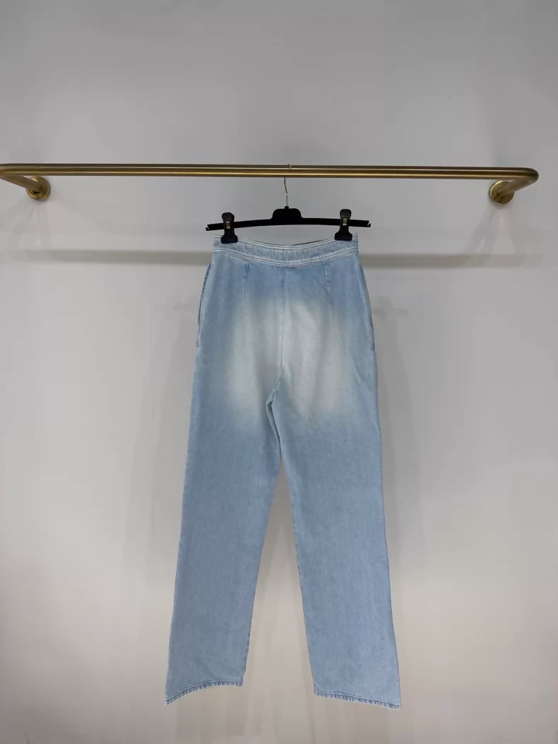 Chanel 24M blue denim jeans