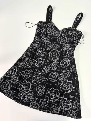 Chanel 22P Black and White Dress