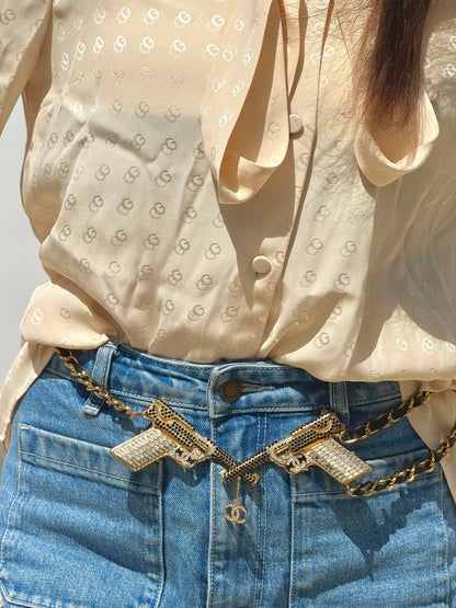 Chanel Vintage Pistols Belt / Necklace – Fall 2001 Runway