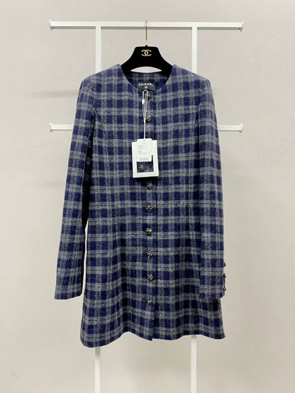 Chanel 22K gray-blue dress