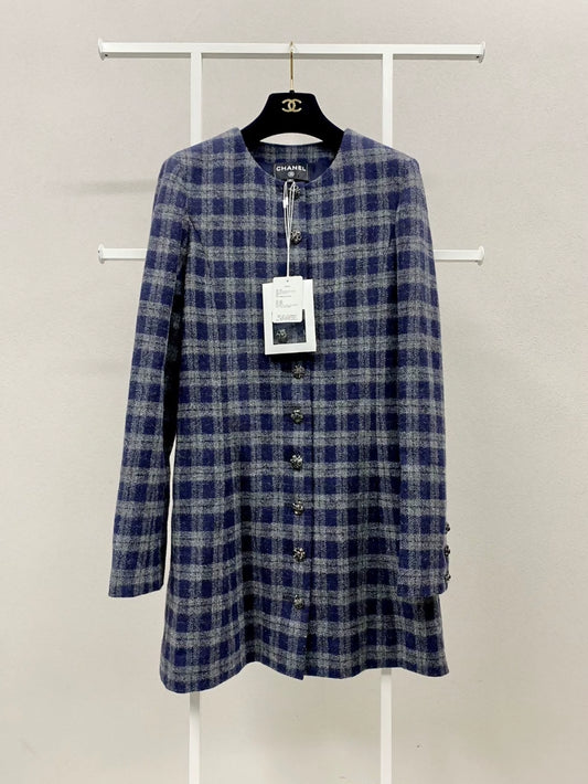 Chanel 22K gray-blue dress