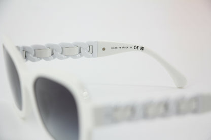 Chanel 2022 Resin White Sunglasses Model 5465QA 716/S6