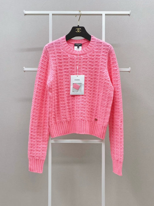 Chanel 23A pink sweater