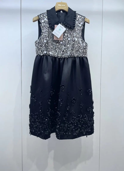Miu Miu rhinestone runway dress