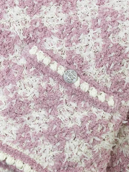 Chanel 23S pink cardigan