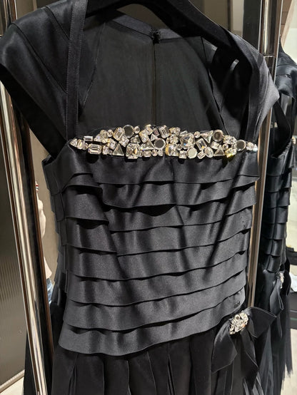 Chanel 06A Black Swarovski Little Black dress