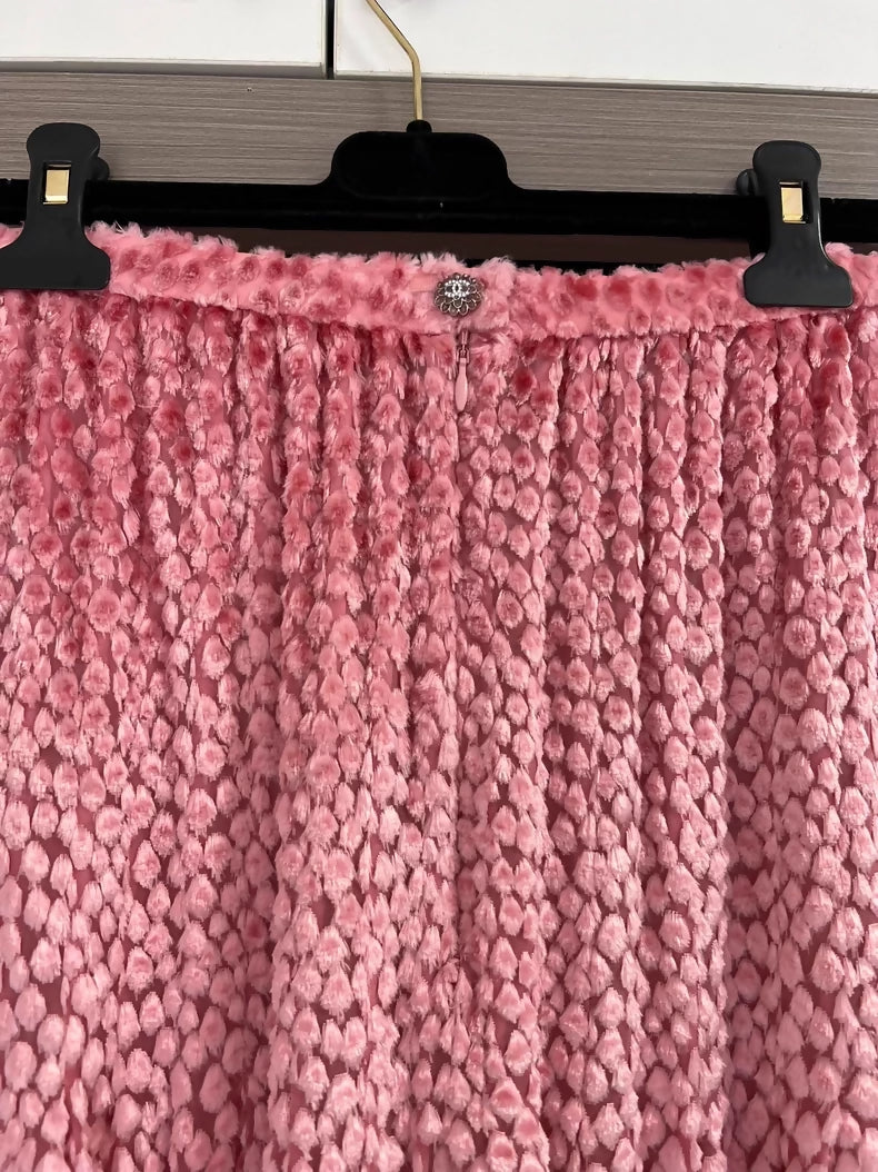Chanel 23K pink skirt