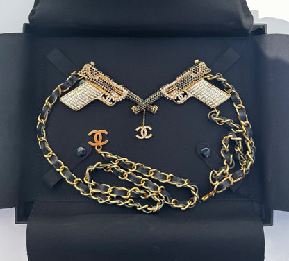 Chanel Vintage Pistols Belt / Necklace – Fall 2001 Runway