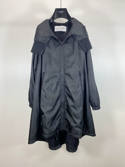 Valentino letter-print zip-up jacket