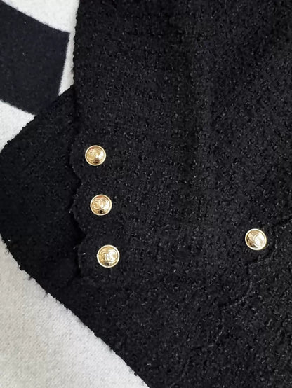 Chanel 20k black tweed jacket