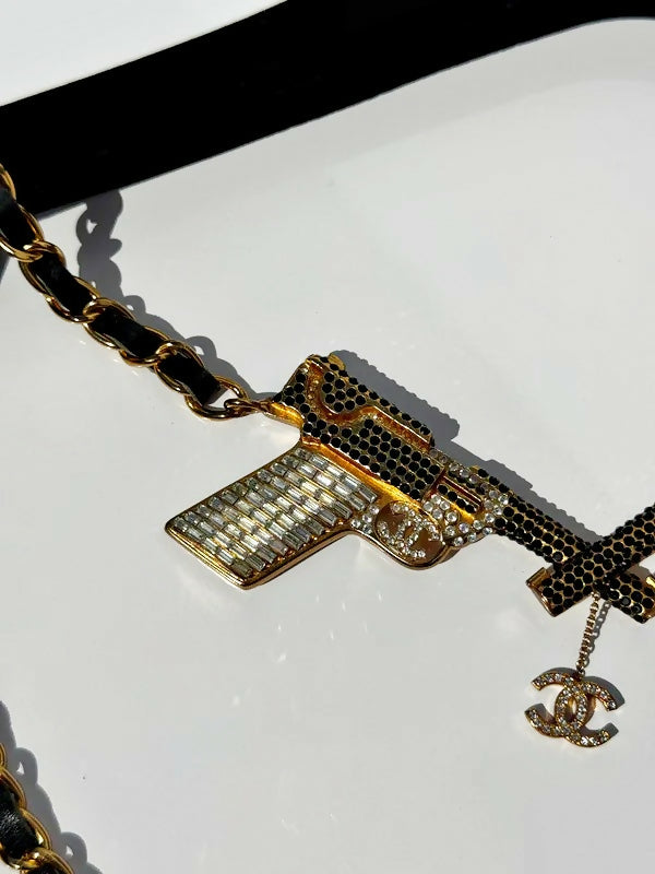 Chanel Fall 2001 Vintage Pistols Belt / Necklace