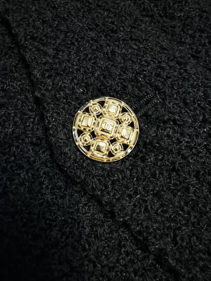 Chanel 20A Black and Gold jacket