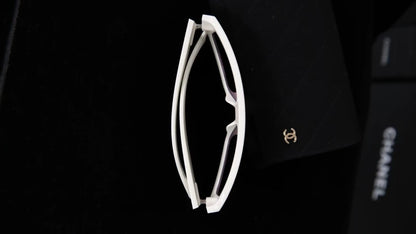 Chanel 24S CH6057 Black and White Sunglasses