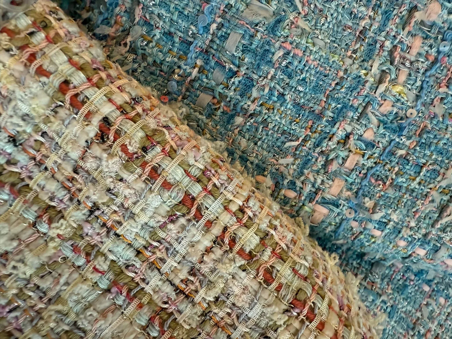 Chanel light pink tweed jacket