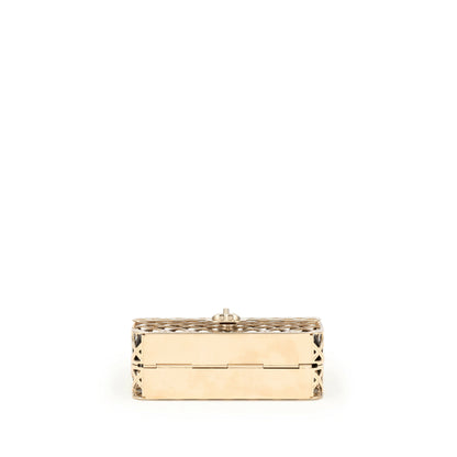 Chanel Gold Metal Mini Cage Flap with Removable Pouch – 2021 Collection