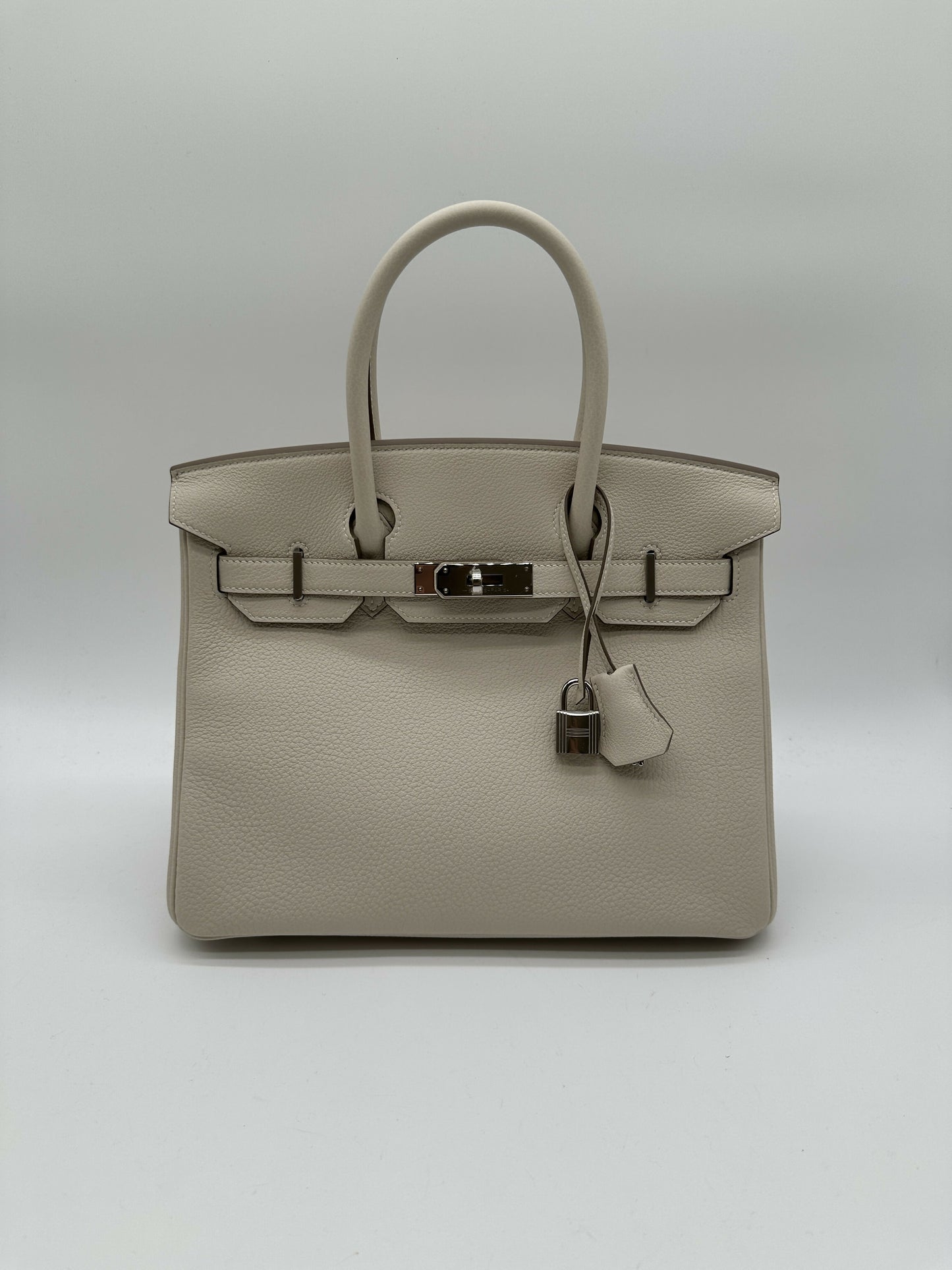 Hermès Birkin 30 Togo Craie PHW Stamp K
