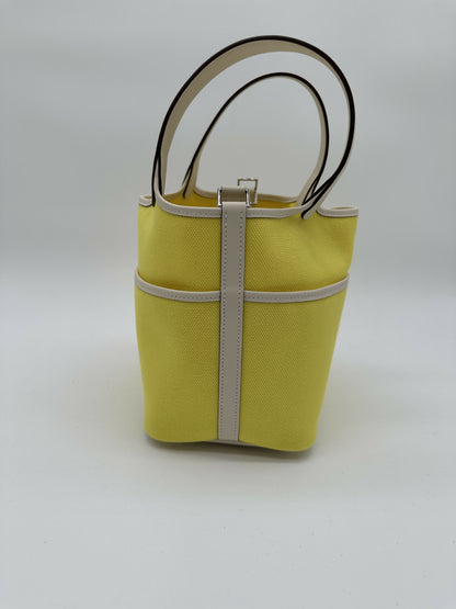 Hermès Picotin 18 Cargo Jaune de Naples / Nata PHW Stamp B