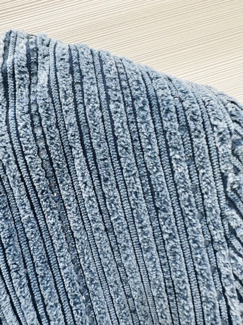 Chanel 25k blue jacket