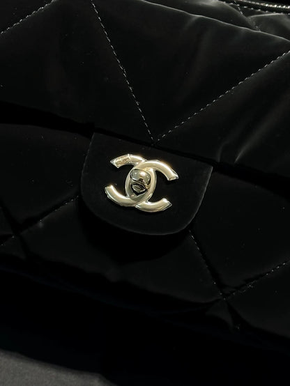 Chanel 25N large black shoulder bag