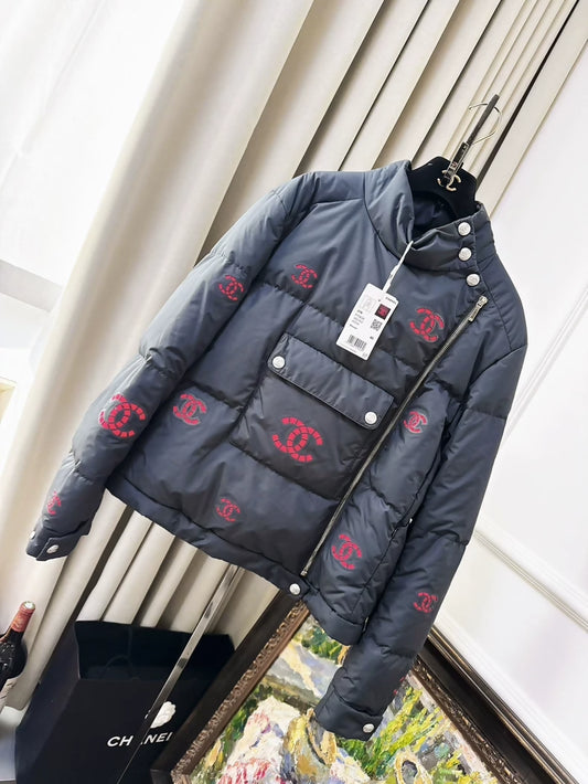 Chanel red and grey Jacket