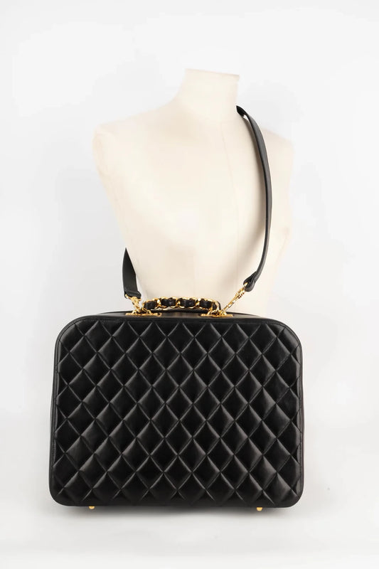Chanel Quilted Lambskin Business Bag, circa 1990