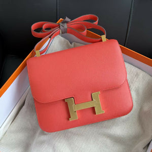 Hermès Constance 24 Rose Jaipur Epsom Leather with Gold Hardware