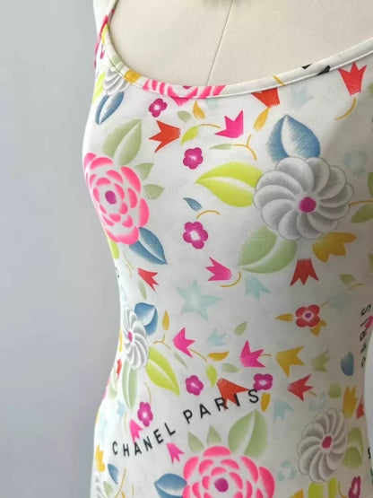Chanel 96P Floral Swimsuit