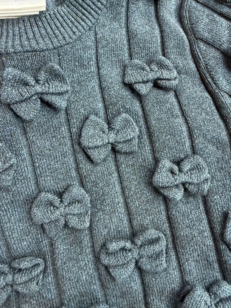 Chanel 16P blue knitted pure cotton top