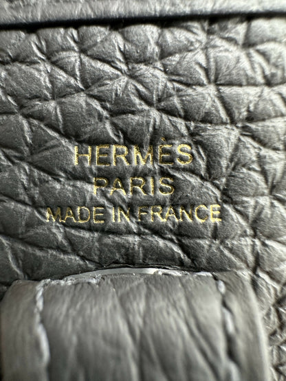 Hermès Mini Evelyne Ardoise GHW W 2025