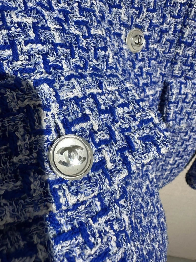 Chanel 23P Blue tweed Jacket