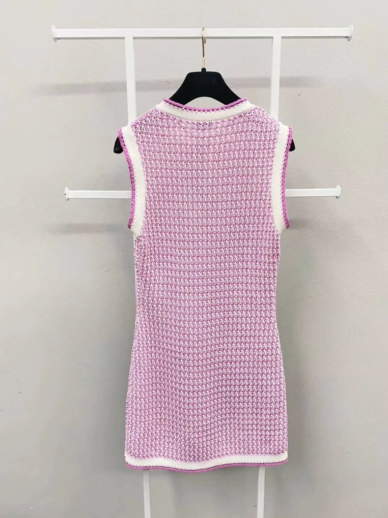 Chanel 22p pink dress