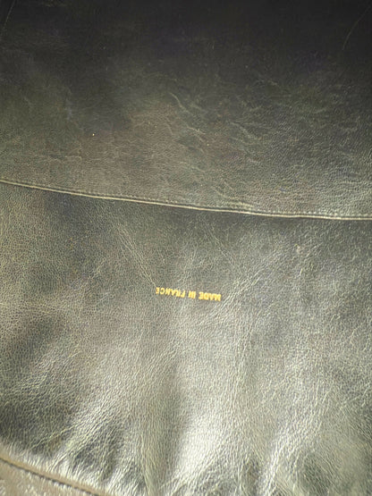 Chanel 1992 Half Moon Top Handle Bag – Black Tweed & Leather with Gold Hardware