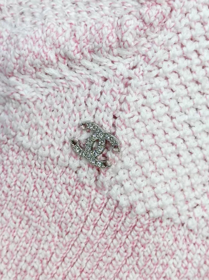 Chanel 23S pink knit top