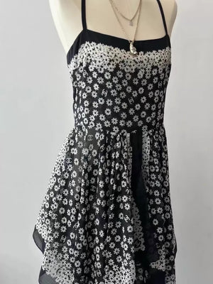 Chanel 22P black and white Dress